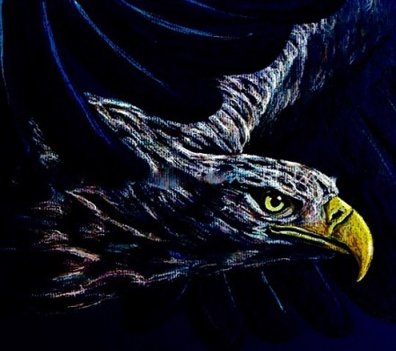 Schilderij Dieren ArendPastel